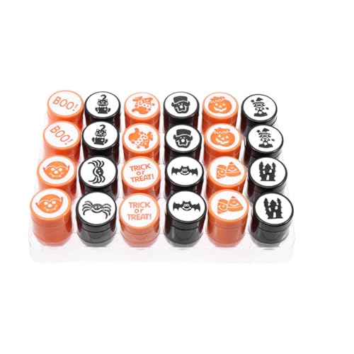 VICASKY 96 Stk Stempel Spielzeug Kinderspielzeug halloween theme Stempel mit Halloween-Motiven Stempel Siegel Spielzeug für Kinder Spielzeuge Stamper zum Thema Festival Stempelspielzeug von VICASKY