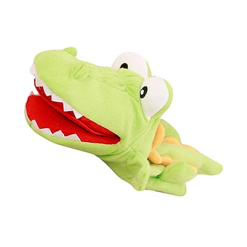 VICASKY Alligator Handpuppe Aus Stoff Realistisches Krokodil Für Geschichten Und Rollenspiele Interaktives Puppenspielzeug Für von VICASKY