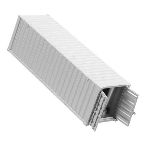 VICASKY Alloy Container Modell Miniatur Lastwagen Zubehör Feines Modellbahn Zubehör Mikro Landschaft Deko für Sammler VICASKY Alloy Container Modell Miniatur Lastwagen Zubehör Feines Modellbahn Zubehör Mikro Landschaft Deko für Sammler von VICASKY