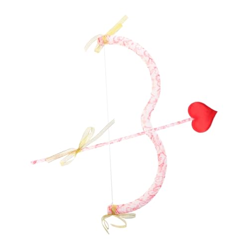 VICASKY Amors Kostüm Amor-Set zum Valentinstag romantische Verzierung Party Dekoration Valentinstag deko Mini-Bastelbögen Amor-Frauen-Accessoires Spielzeugbogen Schaum Baumwolle von VICASKY