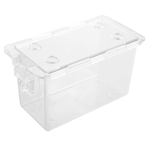 VICASKY Aufbewahrungskiste Kartenbox Platzsparende Box Praktische für Karten sammelbox kleine Box Kartenetuis Baseball-Kartenhalter Sammelkarteninhaber Plastik Transparent von VICASKY