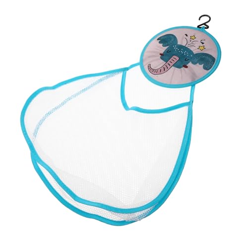 VICASKY Aufbewahrungstasche Für Reisespielzeug Poolspielzeug Schwamm -Badezimmer Wasser Aufbewahrung Von Badespielzeug Badeblasenmaschine Badewannenmatte Polyester Sky-Blue von VICASKY