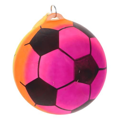 VICASKY Aufblasbarer Spielzeugball Für Sportspielzeug Mini Für Fußball Mini Fußball Sportbälle Lustiger Fußball Für Kleine Bälle Hüpfball Für Outdoor Spaß Kleinkind Ball von VICASKY