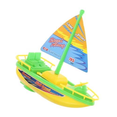 VICASKY Bad-schnellboot- Badespielzeug Für Mini- Kinderspielzeug Für Die Dusche Babyspielzeug Lustiges Badewannen-Yacht- Babywanne Wasserspielzeug Plastik von VICASKY