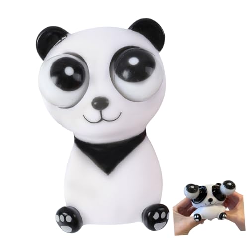 VICASKY Bärenspielzeug Spielzeug für Kinder kinderspielzeug Funny Toys Rotes Panda-Spielzeug lustige Quetschspielzeuge Panda quetschendes Spielzeug tragbares Fidget-Spielzeug Plastik Black von VICASKY