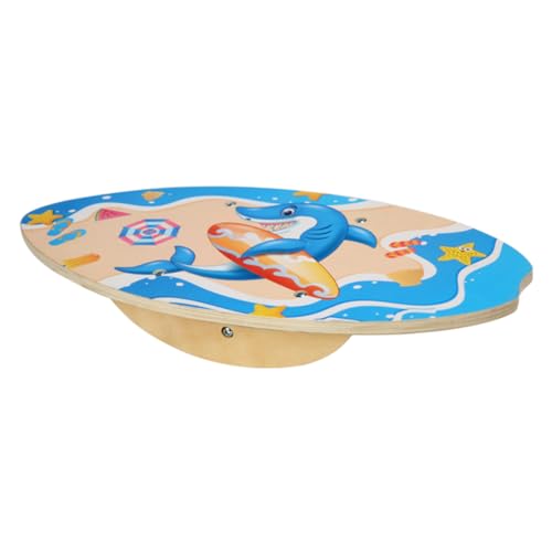 VICASKY Balanceboard Zum Für Balancierspielzeug Für Zufällig Cooles Zeug Balance Board Kleinkind Balancieren Wippe Tragbares Balanceboard Für Holz Rosa von VICASKY