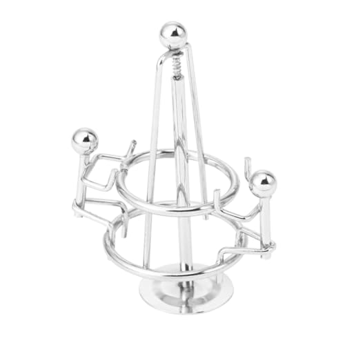 VICASKY Balancierendes Metallspielzeug Mini Balance Ball Schwingfigur Wissenschaftliches Schreibtischdekor für Büro und Zuhause VICASKY Balancierendes Metallspielzeug Mini Balance Ball Schwingfigur Wissenschaftliches Schreibtischdekor für Büro und Zuhause von VICASKY