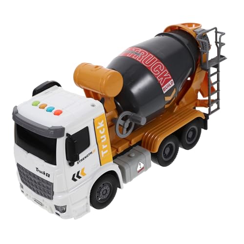VICASKY Baufahrzeug mit Licht und Musik Kleiner Gelber Mischwagen aus Langlebigem Kunststoff Pädagogisches Modellfahrzeug zum Kreativen und Dekorieren Geeignet für Vorschulkinder VICASKY Baufahrzeug mit Licht und Musik Kleiner Gelber Mischwagen aus Langlebigem Kunststoff Pädagogisches Modellfahrzeug zum Kreativen und Dekorieren Geeignet für Vorschulkinder von VICASKY