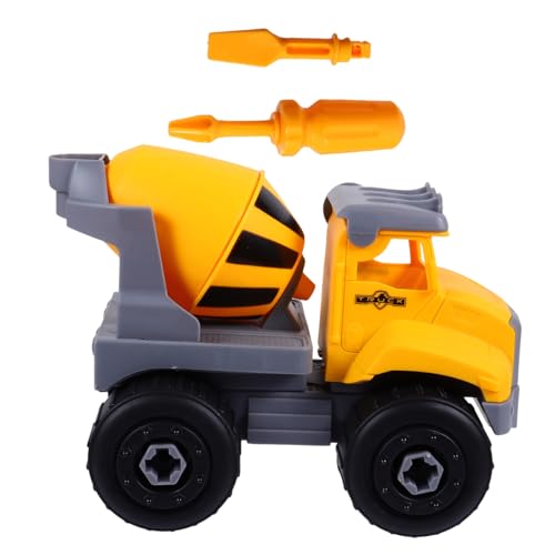 VICASKY Baufahrzeug sandspielzeug strandspielzeug kinderspielzeuge zabawki stymulujące rozwój Kid Toys Fantasie BAU Spielzeugauto Ingenieur-LKW- Abs Yellow von VICASKY