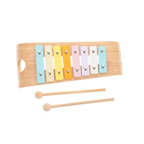 VICASKY Bayin Daqin Xylophon Für Kinder Musikalisches Spielzeug Montessori-Instrumente Instrumente Für Kinder Glockenspiel Kinder-xylophon Handklopfendes Musikspielzeug Hölzern von VICASKY