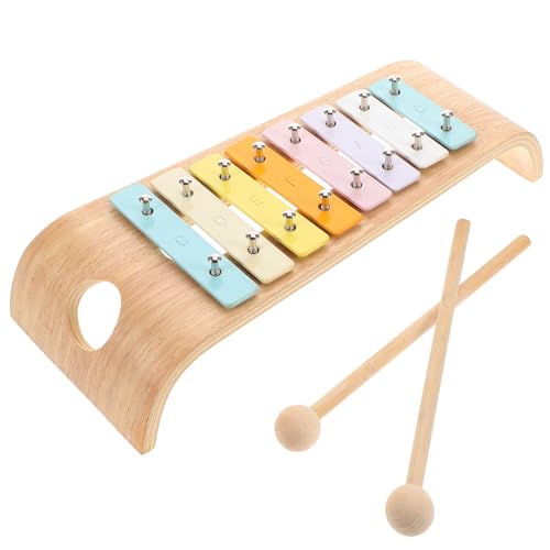 VICASKY Bayin Daqin Xylophon-Percussion- Xylophon-schlaginstrument Glockenspiel Aufschlussreiches Musikspielzeug Klopfendes Klavierspielzeug Orff-Instrumente Hölzern von VICASKY