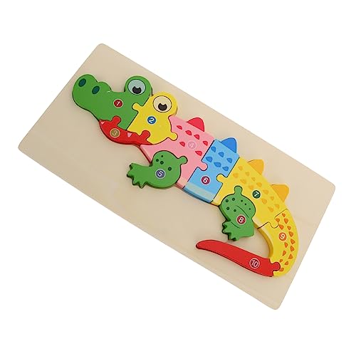 VICASKY Cartoon Krokodil Puzzlespielzeug Interessantes 3D Puzzle Puzzle Puzzle Spielzeug Kinder Kognitiv Spielzeug von VICASKY