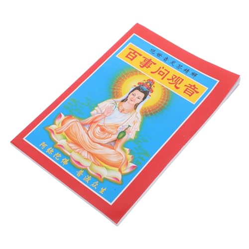 VICASKY Chinesischer Weltfrieden Weltfrieden Lesezeichen Buddhistisches Wahrsagungsbuch Chinesische Wahrsagerei Requisite Für Home Office Zubehör Chinesisches Wahrsagebuch von VICASKY