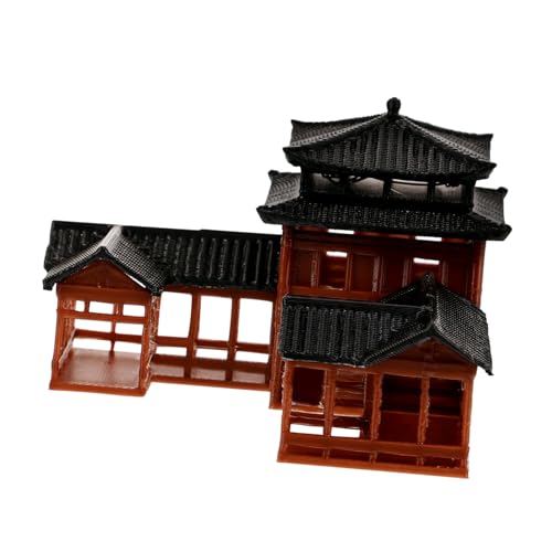 VICASKY Chinesisches Gasthausmodell Gasthaus Dekoration Für Garten Bonsai Und Schreibtisch Detailliertes Gebäudemodell Für Authentische Und Eleganten VICASKY Chinesisches Gasthausmodell Gasthaus Dekoration Für Garten Bonsai Und Schreibtisch Detailliertes Gebäudemodell Für Authentische Und Eleganten von VICASKY