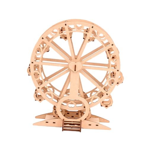 VICASKY DIY Holz riesenrad Modellbausatz Puzzle für Erwachsene Lernspielzeug Planung und Denkvermögen Naturfarbenes Holz Kreatives Bastelset VICASKY DIY Holz riesenrad Modellbausatz Puzzle für Erwachsene Lernspielzeug Planung und Denkvermögen Naturfarbenes Holz Kreatives Bastelset von VICASKY
