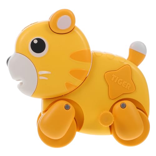 VICASKY Denkspiel Kinder Wickeln Spielzeug Auf Lernspielzeug Für Babys Uhrwerk Tierspielzeug Tiere-laufspielzeug Wasserspielzeug Tiere Springen Spielzeug Uhrwerk Spielzeug Yellow Abs von VICASKY