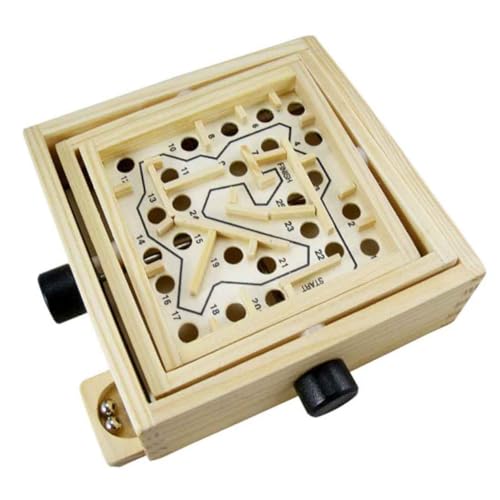 VICASKY Desktop-Labyrinth Mind Games The Mind Game holzspielsachen Table Gaming настольные игры Rätsel Tischlabyrinth Puzzle intellektuelles Spiel Spielzeug Babyzubehör Tischspiel Bambus von VICASKY