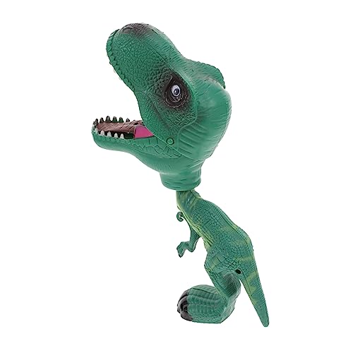 VICASKY Dinosaurier Hand Clip Puppe Die Marionetten Dekorative Dinosaurier Modell Tier Figur Schmuck Grün Kunststoff von VICASKY