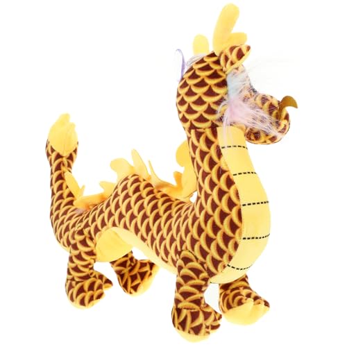 VICASKY Drachenpuppen Maskottchen Drachenplüschtier Plüschdrachenpuppe Kleine Drachenpuppe Ausgestopfter Drache Chinesischer Drache Maskottchenplüsch Chinesischer Drache von VICASKY