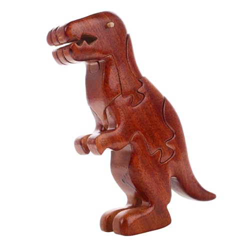 VICASKY Dreidimensionales Puzzle Spleißspielzeug Für Tiere Tierspielzeug Zusammenbauen Cartoon-tierspielzeug 3D-tierspielzeug Zusammengebautes Tierspielzeug Holz Light Brown von VICASKY