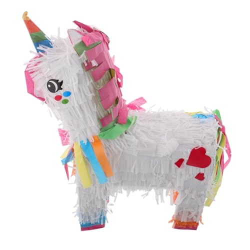 VICASKY Einhorn-Piñata Partei liefert Piñata Clip -Nasen -Verschönerer Aufzugsnase Verschönerer einhorn kindergeburtstag einhorn Papier mexikanisches Thema Geburtstag Piñata von VICASKY