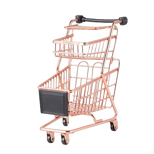 VICASKY Einkaufswagen für Kinder Wagenwagen für Kinder Wagoner Kinderwagen für Kinder Puppenwagen für Babys Spielzeug für Kinder kinderspielzeug Mini-Einkaufswagen Trolley-Spielzeug Golden von VICASKY