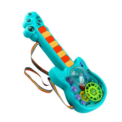 VICASKY Elektonische Spielzeuggitarre für Musikinstrument mit Realistischem Verstellbaren Saiten für Frühkindliche Bildung Fördert Kreativität und Rhythmusgefühl für VICASKY Elektonische Spielzeuggitarre für Musikinstrument mit Realistischem Verstellbaren Saiten für Frühkindliche Bildung Fördert Kreativität und Rhythmusgefühl für von VICASKY