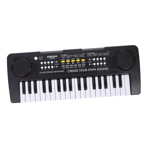 VICASKY Elektronische Orgel für Keyboard mit mikrofon Keyboard mit mikrofon Musikinstrument exquisites Klavierspielzeug Klavierlernspielzeug Plastik von VICASKY