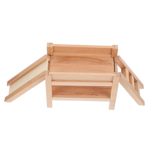 VICASKY Etagenbett Puzzle 3D Zusammenbau Puzzle Zusammenbau Möbelform DIY Zusammenbau Etagenbett Zwillingsetagenbetten Bausteine ​​Etagenbett Zusammenbau Etagenbett Holz Puzzle Modell von VICASKY