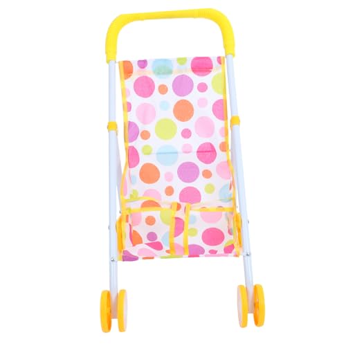 VICASKY Puppenwagen Buggy Puppenbuggy Für Ädchen Faltbarer Puppenwagen Mit Beweglichem Gestell Für Babypuppen Ideales Zubehör Für Rollenspiele Und Kreative Spielzeiten Kinderwagenspielzeug von VICASKY