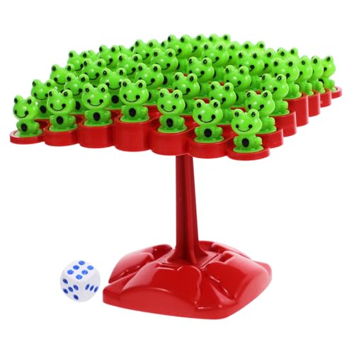 VICASKY Familienspiel Frosch Balance Baum Brettspiel mit Würfeln Strategisches Geschicklichkeitsspiel für Eltern Fördert Feinmotorik und Interaktion Am Spieltisch VICASKY Familienspiel Frosch Balance Baum Brettspiel mit Würfeln Strategisches Geschicklichkeitsspiel für Eltern Fördert Feinmotorik und Interaktion Am Spieltisch von VICASKY