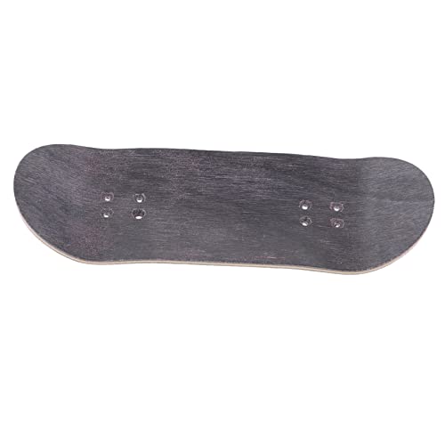 VICASKY Finger Skateboard DIY Skateboard Fingerspitzen Bewegung Fingertraining Skateboard Deck Hand Skateboard Partygeschenk Spielzeug Mini Skateboard Deck Holz Schwarz von VICASKY