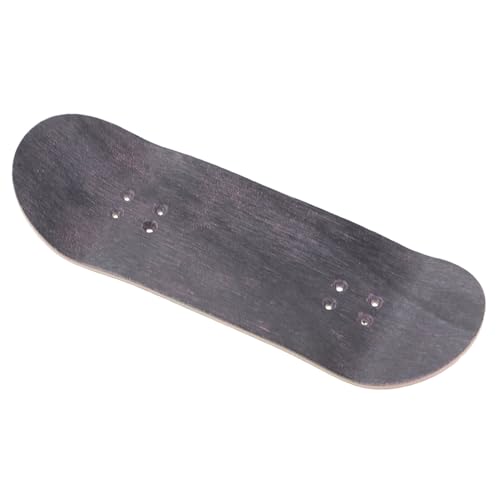 VICASKY Finger-Skateboard Fingerspielzeug Mini-Griffbrett selbstgemachte Skateboards Griffbretter Finger Skateboard fingerskaterboard Griffbrett aus Holz Mini-Skateboards hölzern Black von VICASKY