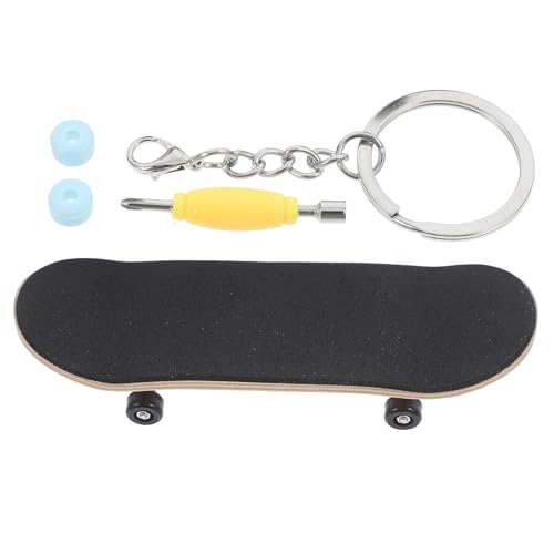 VICASKY Finger-Skateboard Mini-Palm-Skateboard Kleines Skateboard Mini-fingerspitzenbrett Palmen-Skateboard Aus Holz Praktisches Fingerspielzeug Glatter Skateboard-Finger Ahorn Khaki von VICASKY