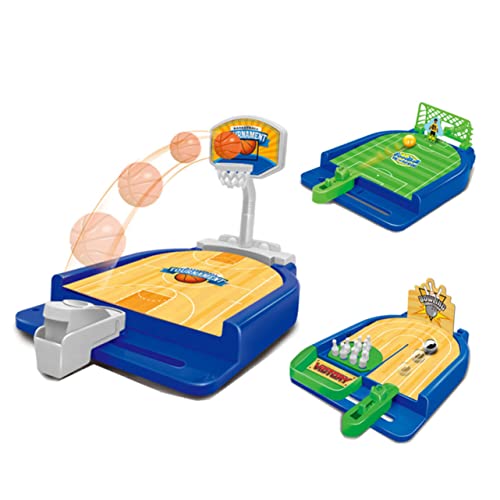 VICASKY Fingerspielzeug Minispiele Desktop-Spiele Tischspiele Mini-Tischspielzeug Miniatur-Spiel interaktives Spielzeug kinderspielzeug Toys Fingertischspiel Tisch Fingerspiel Blue von VICASKY