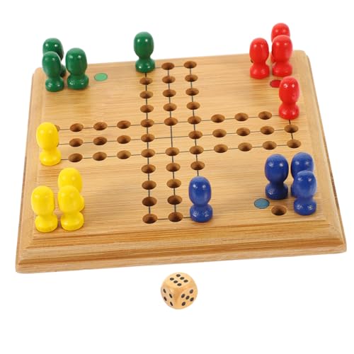 VICASKY Fliegendes Schachspiel für Tragbares Mini Brettspiel Pädagogisches Strategiespiel Denkvermögen Beobachtung und Lernfähigkeit aus Bambus VICASKY Fliegendes Schachspiel für Tragbares Mini Brettspiel Pädagogisches Strategiespiel Denkvermögen Beobachtung und Lernfähigkeit aus Bambus von VICASKY