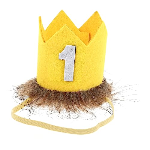 VICASKY Geburtstagshut Kinderkrone Geburtstagshüte für Kinderklassenzimmer Kappe geburtstagskrone birthday crown Geburtstagskronenhut für Kindergeburtstag Kronenhut Polyester von VICASKY