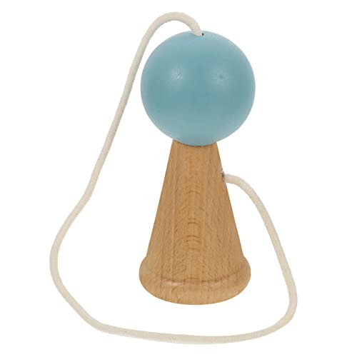 VICASKY Geschicklichkeitsball Spiele Fähigkeiten Gadgets zappeln holzspielzeug jucarii pentru copii holzspielsachen Sportspielzeug Kendama- Kendama aus Holz Blue von VICASKY