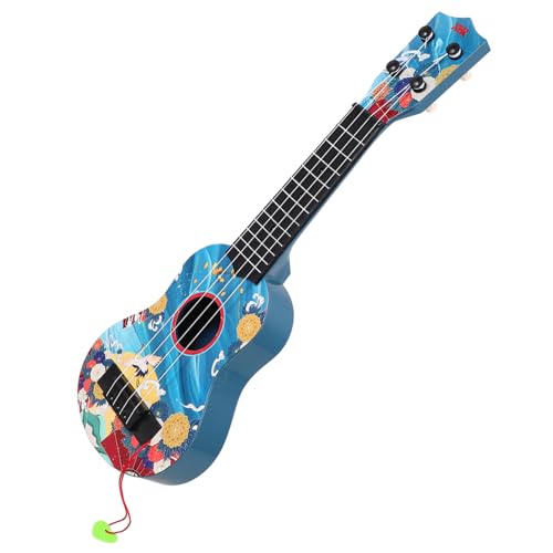 VICASKY Gitarrenspielzeug Für Kinder Kleine Gitarre Kinder-Gitarren-Ukulele Gitarre Für Kinder Im Alter Von 5-9 Jahren -Gitarre Ukulele-Spielzeug Für Die Frühe Bildung Abs Blue von VICASKY