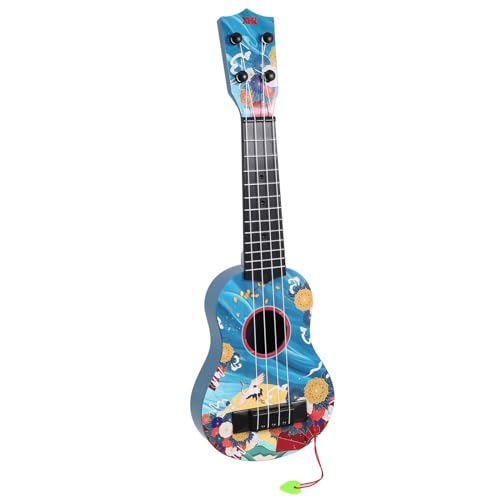 VICASKY Musik Für Kinder Gitarrenspielzeug Für Gitarre Für Kindergitarre Gitarre Kinderspielzeug Jungs Musikalisches Lernspielzeug Für Gitarre Abs Blue Kinder Gitarre von VICASKY