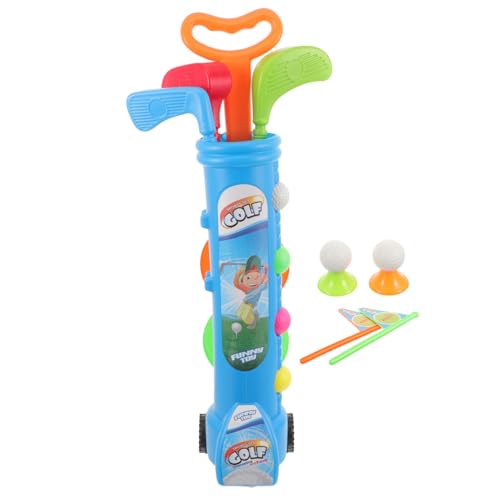 VICASKY Golfset Für Draußen 1 Set Mit Plastik Golfclubs Und Bällen Ideales Für Kleinkinder Und Vorschulkinder Perfektes Gartenspiel Für Ab 3 Jahren von VICASKY