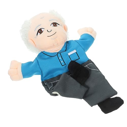 VICASKY Großeltern Handpuppen Plüsch Realistische Hand Dekorative Hand Storytime-Figur Cartoon-Figur-Marionette Fröhliche Helferpuppen Lustige Helfer Handpuppen Familie Pp Baumwolle von VICASKY