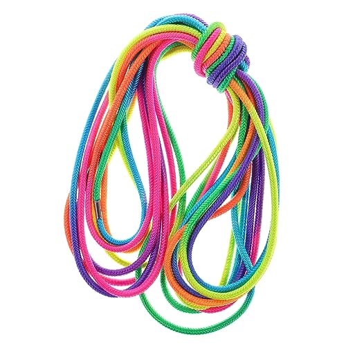 VICASKY Gummiband interaktives kinderparty mitgebsel Gummibund gummidämpfer Kampfseil Übungsseilspringen für Männer Chinesisches Springseil für Partyspielspielzeug Plastik von VICASKY