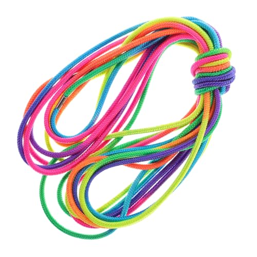 VICASKY Gummiband-sprungspiel Seilspringen Üben Elastisches Springseil Schüler Springseil Fitness-springseil Springseil Trainieren Kinder Springen Seil Chinesisches Springseil Plastik von VICASKY