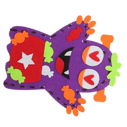 VICASKY Halloween Handpuppe aus Weichem Vliesstoff DIY Bastelset für Geschenkidee für Eltern Junge Mädchen Spiele Langlebiges Material Grösse für Handgebrauch Halloween Kostüm Zubehör VICASKY Halloween Handpuppe aus Weichem Vliesstoff DIY Bastelset für Geschenkidee für Eltern Junge Mädchen Spiele Langlebiges Material Grösse für Handgebrauch Halloween Kostüm Zubehör von VICASKY