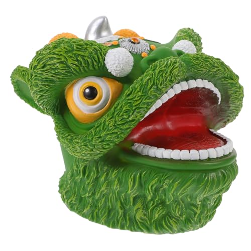 VICASKY Handpuppe Handpuppen Puppen Lernspielzeug Handspielzeug Handpuppe Spielzeug Tanzende Löwenpuppenhand Kreative Handpuppe Cartoon-tierpuppe Süße Handpuppe Plastik Green von VICASKY