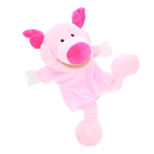 VICASKY Handpuppe Haustier Marionetten Papageienpuppe Plüschtiere Hund Handpuppen Die Puppenfirma Fingerpuppen Für Babys Fingerpuppen Für Kleinkinder Puppentrage Pp Baumwolle Rosa von VICASKY