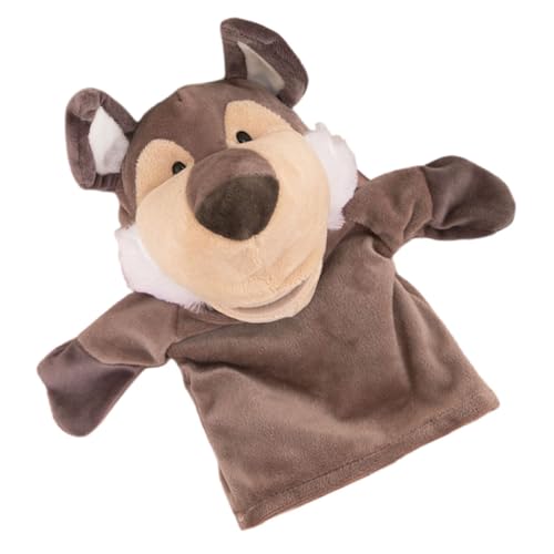 VICASKY Handpuppe Wolf Handpuppen Mit Beweglichem Mund Geschichte Erzählende Marionette Handpuppen Für Kleinkinder 1-3 Handpuppen Für Babys Wolf Handpuppe Plüsch von VICASKY