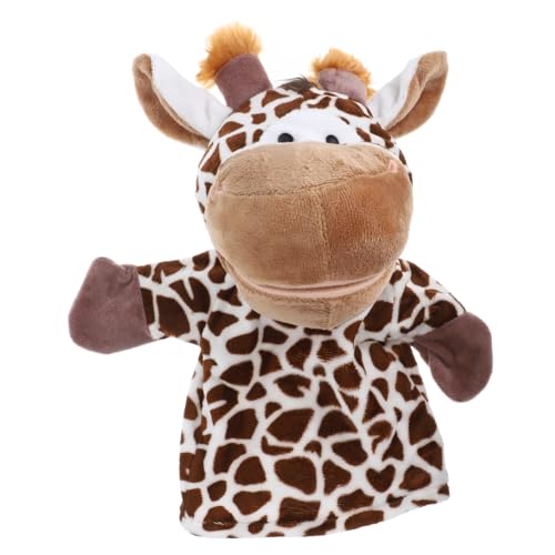 VICASKY Handpuppen üschspielzeug Hirsch Und Giraffe Weiche Cartoon Tiere Für Geschichtenerzählen Und Interaktives Ideales Babyspielzeug Für Ab 6 Monaten von VICASKY