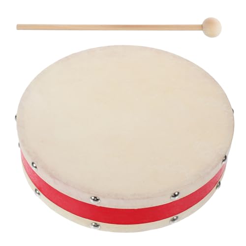 VICASKY Handtrommel Set Für Doppelseitige Percussion Handtrommel Mit Schlagzeugstöcken Ideal Für Kleinkinder Und Anfänger Musikinstrument Für Spielerisches Lernen von VICASKY